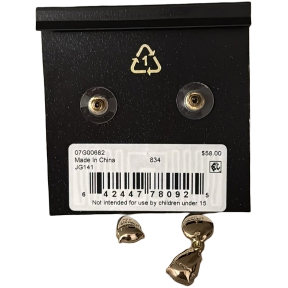 LOW START Givenchy | Multicolor Stone and Pave Dangle Earrings - Picture 3 of 3